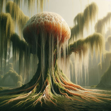 Parasidic swamp jellyfish