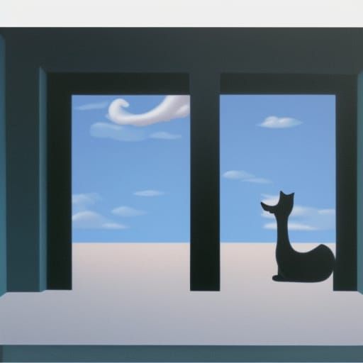 Magritte catscape