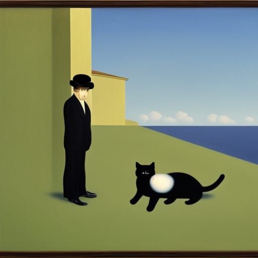 Magritte catscape