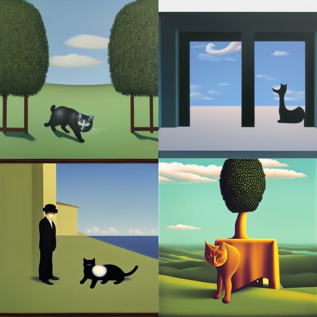 Magritte catscape