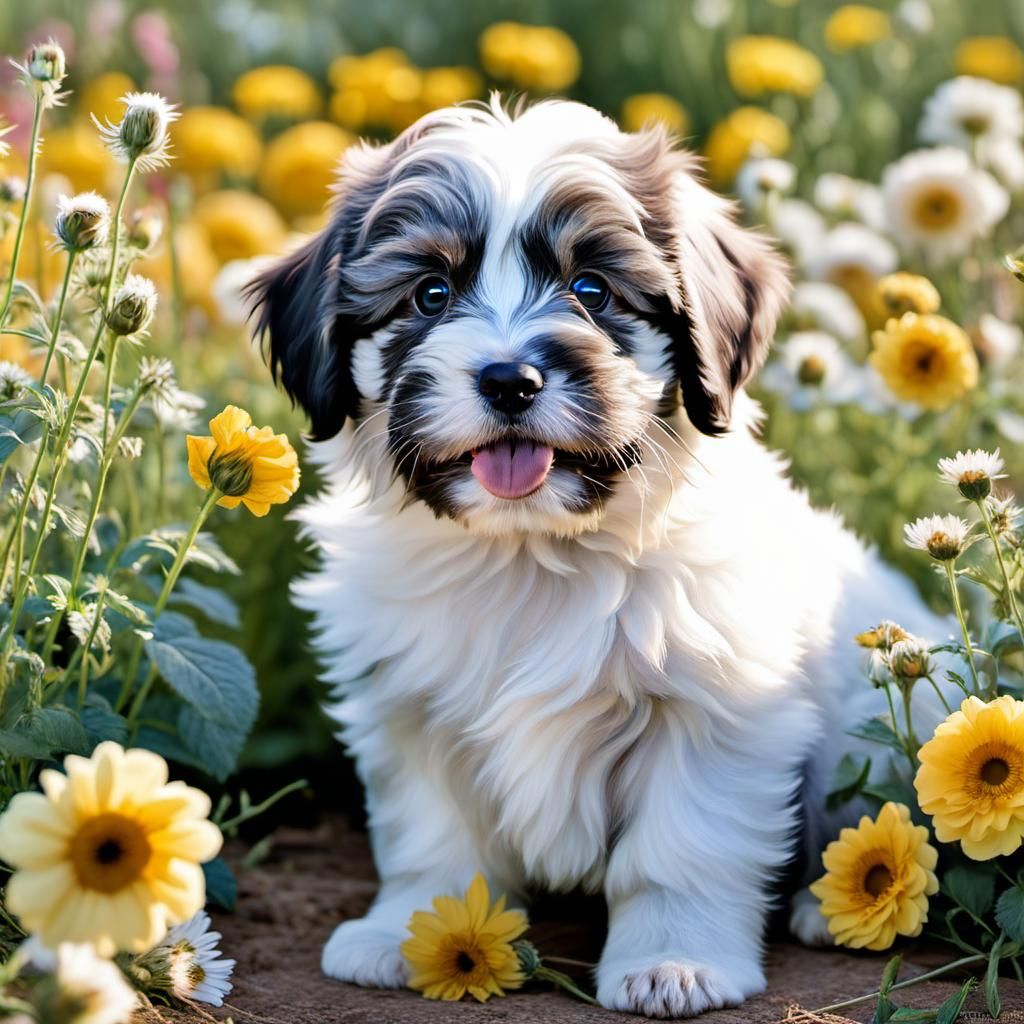 A SUPER CUTE Havanese Puppy - AI Generated Artwork - NightCafe Creator