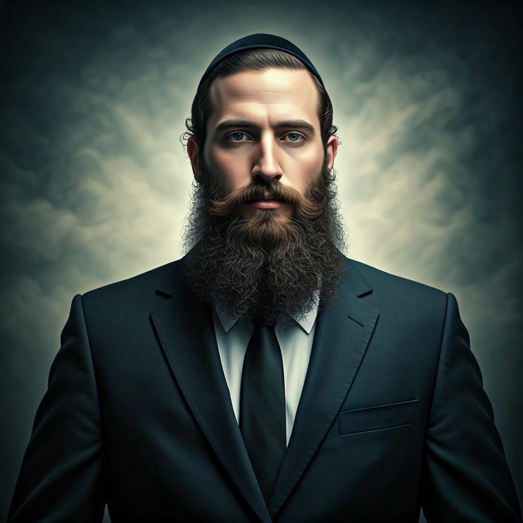 Hasidic Man Poses for High-Fashion Campaign