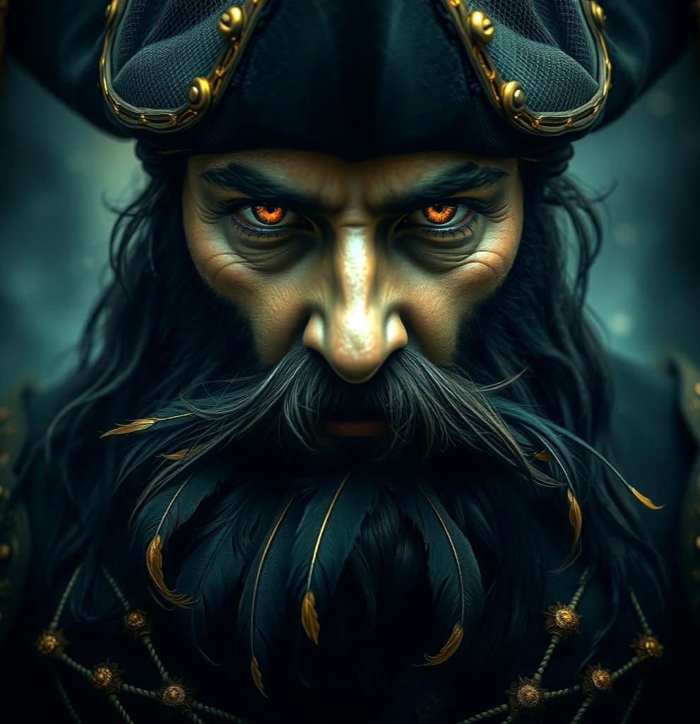 Captain Featherbeard  by @Bookpunked