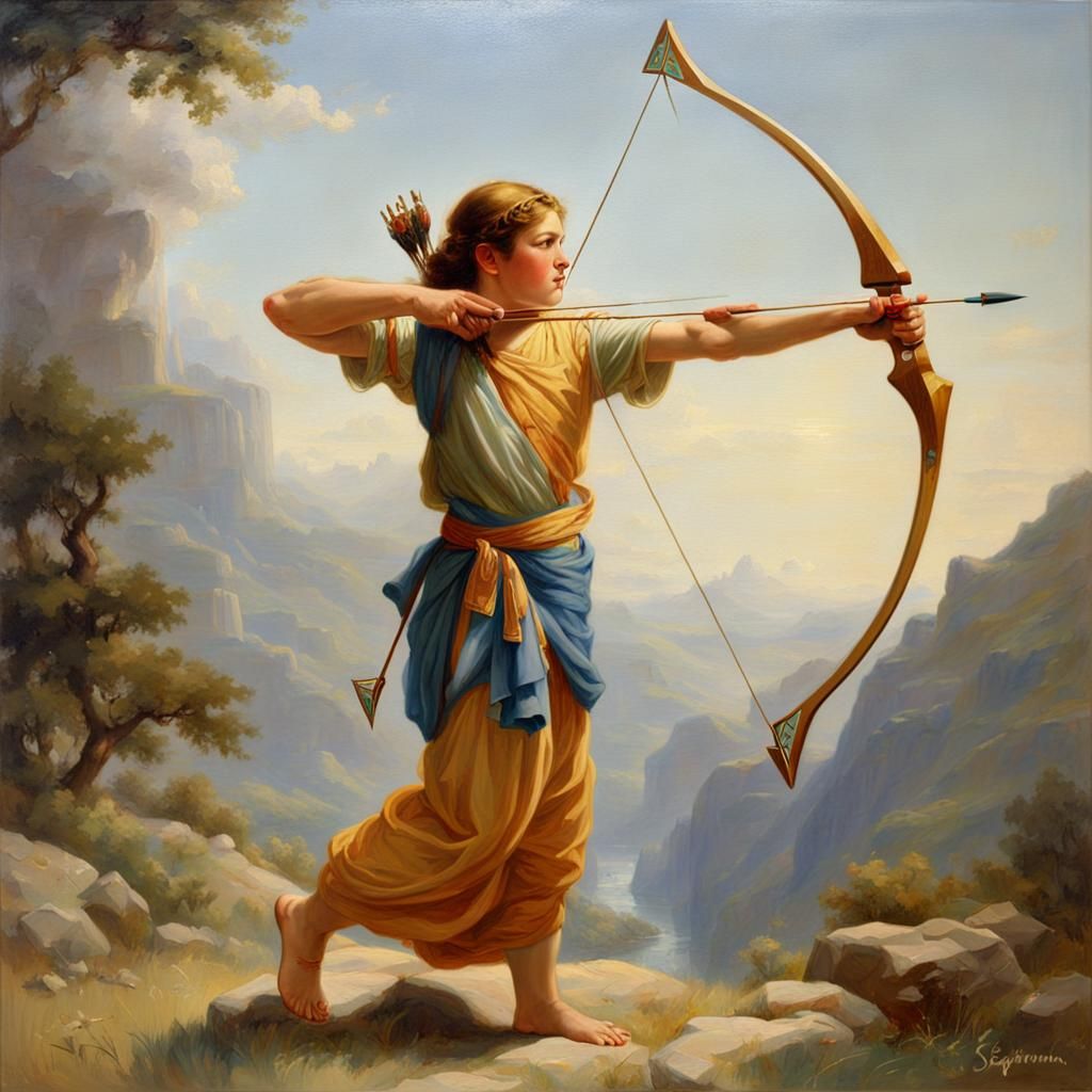 Artemis the huntress   by @thile