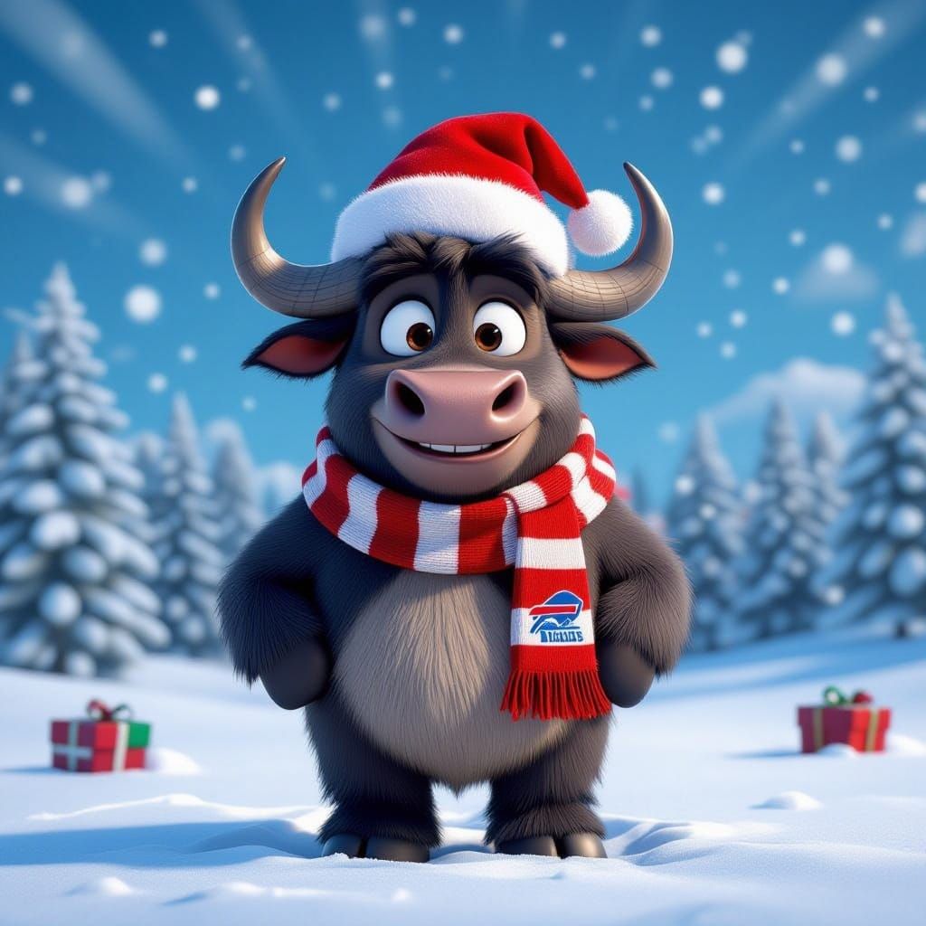 Make a buffalo bills Christmas image 