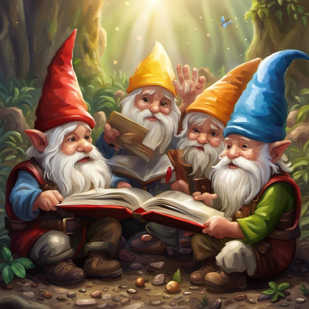 Gnome Book Club Meeting