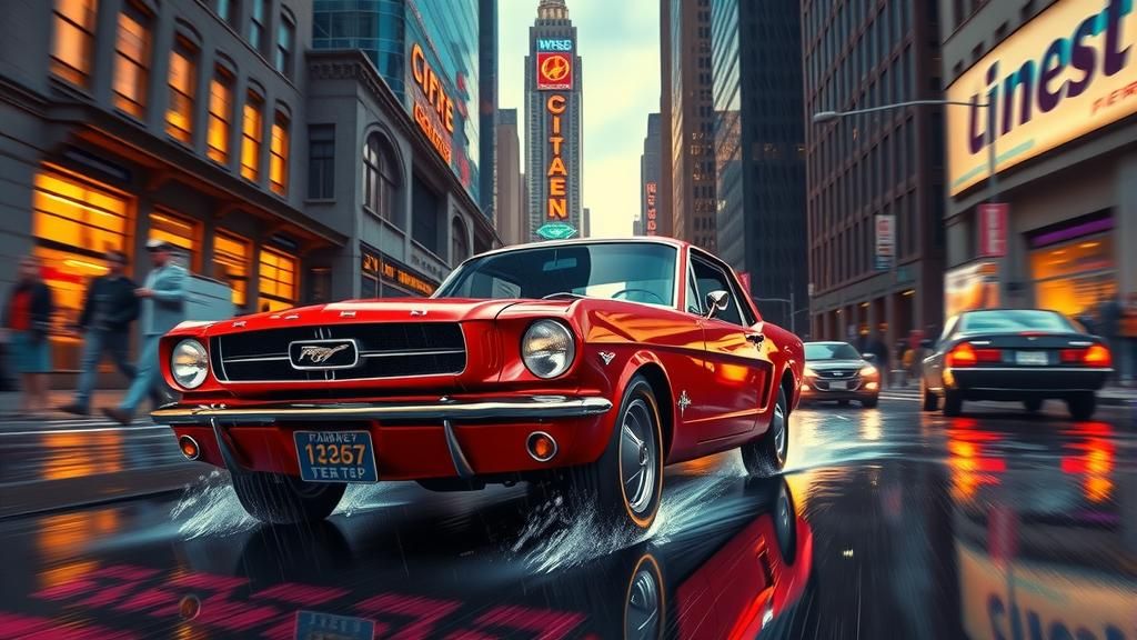 Ford car in the Street