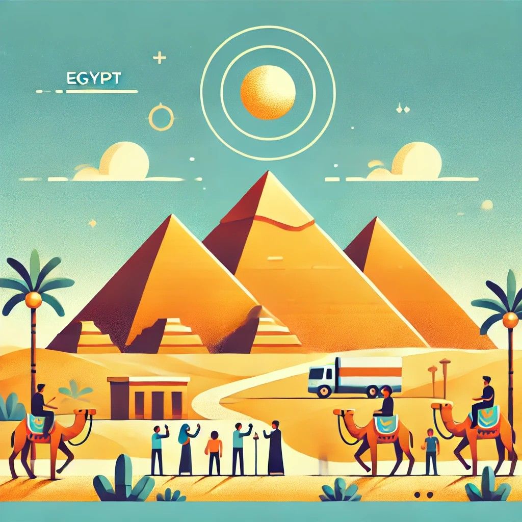 الصورة التي توضح جمال السياحة المصرية