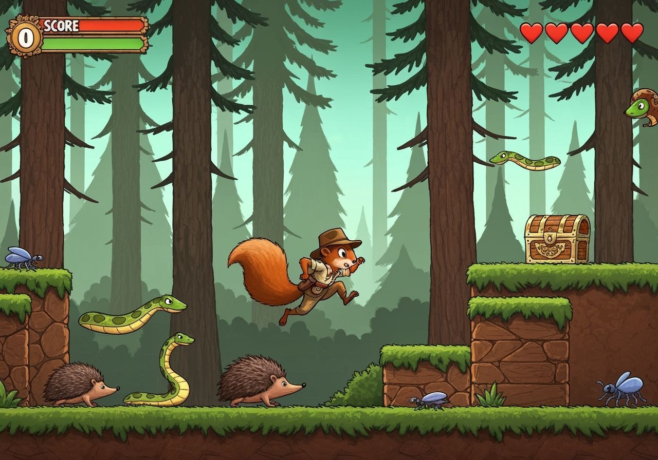 Jumping to Treasure   by @Myoosic