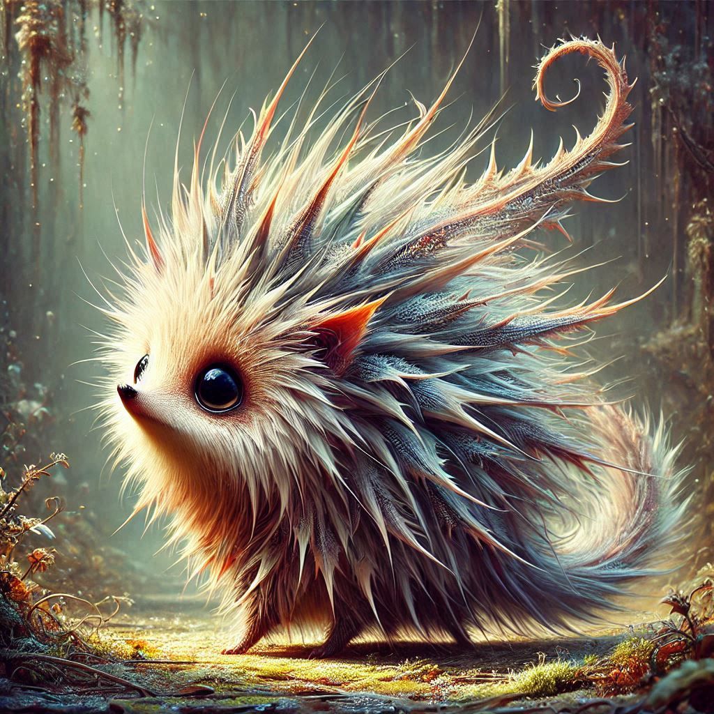 adorable fairy-tale fantasy creature portrait..