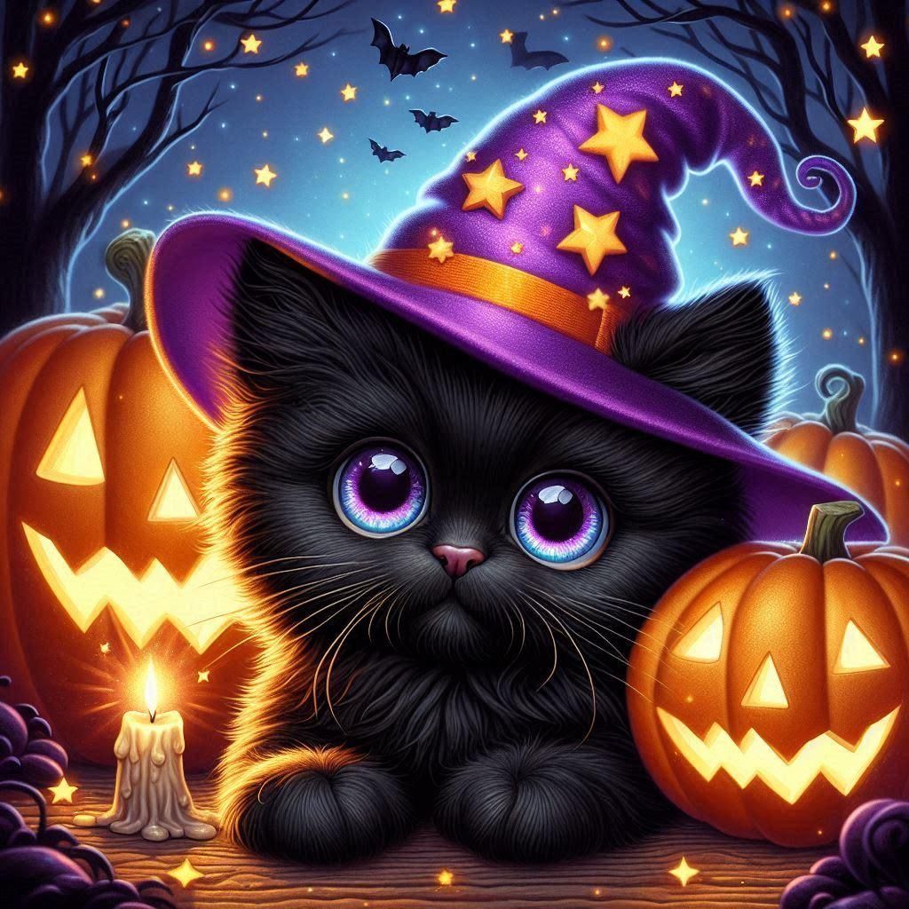 Kitten for Halloween