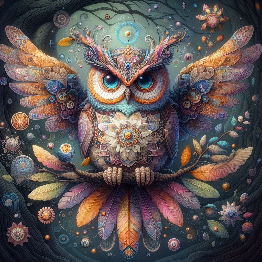 Intricate owl