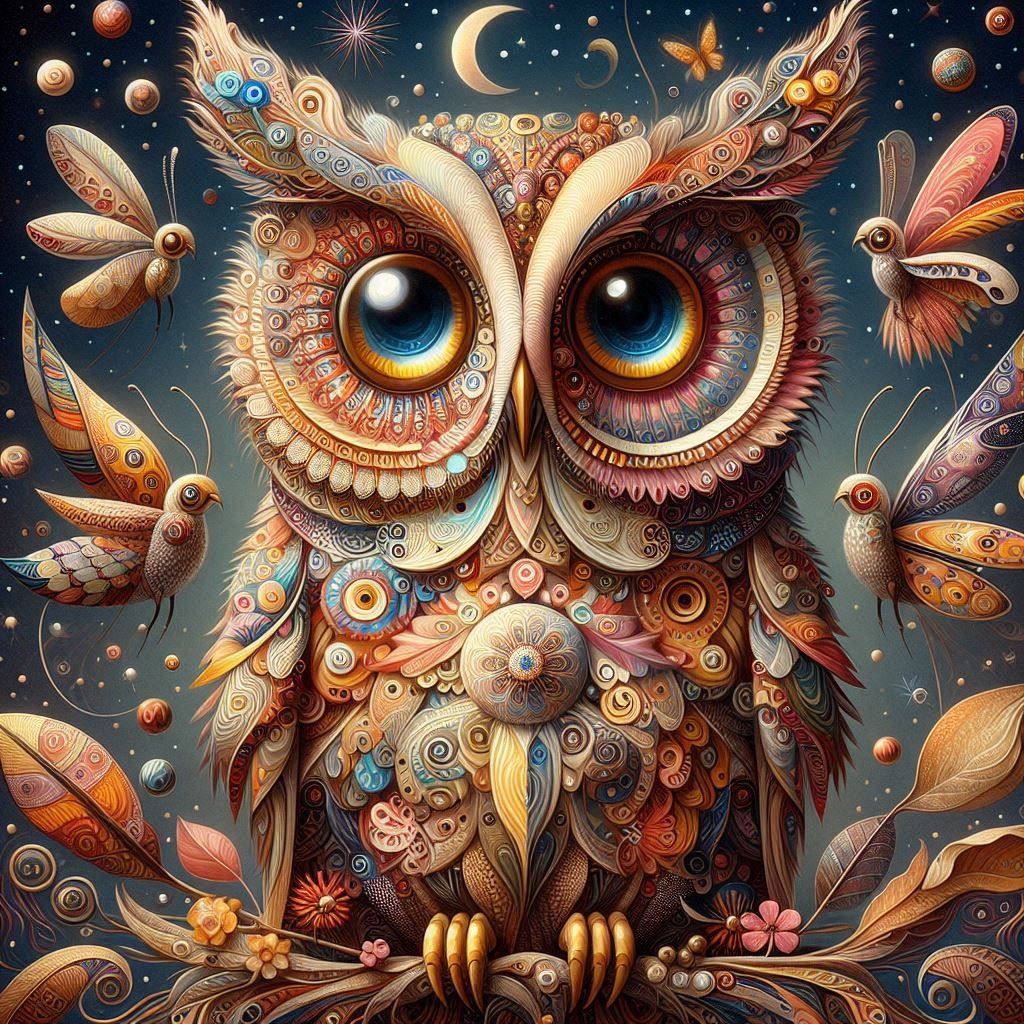 Intricate owl