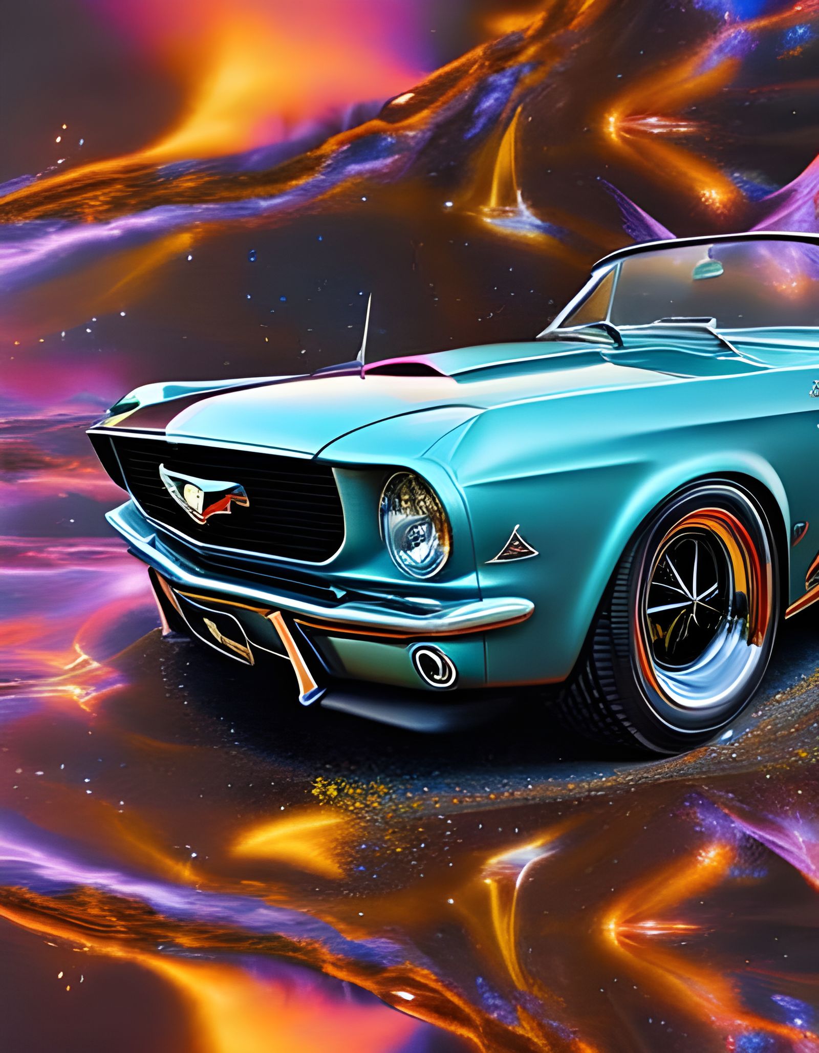 1970 Ford mustang  muscle car  by @OneMich01