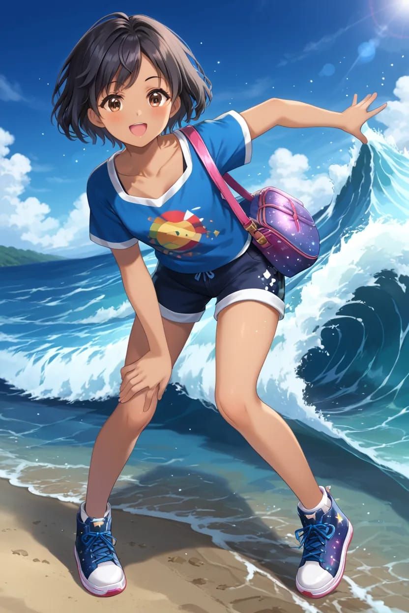 Sparkly Blue 🌙🐇✨🌊