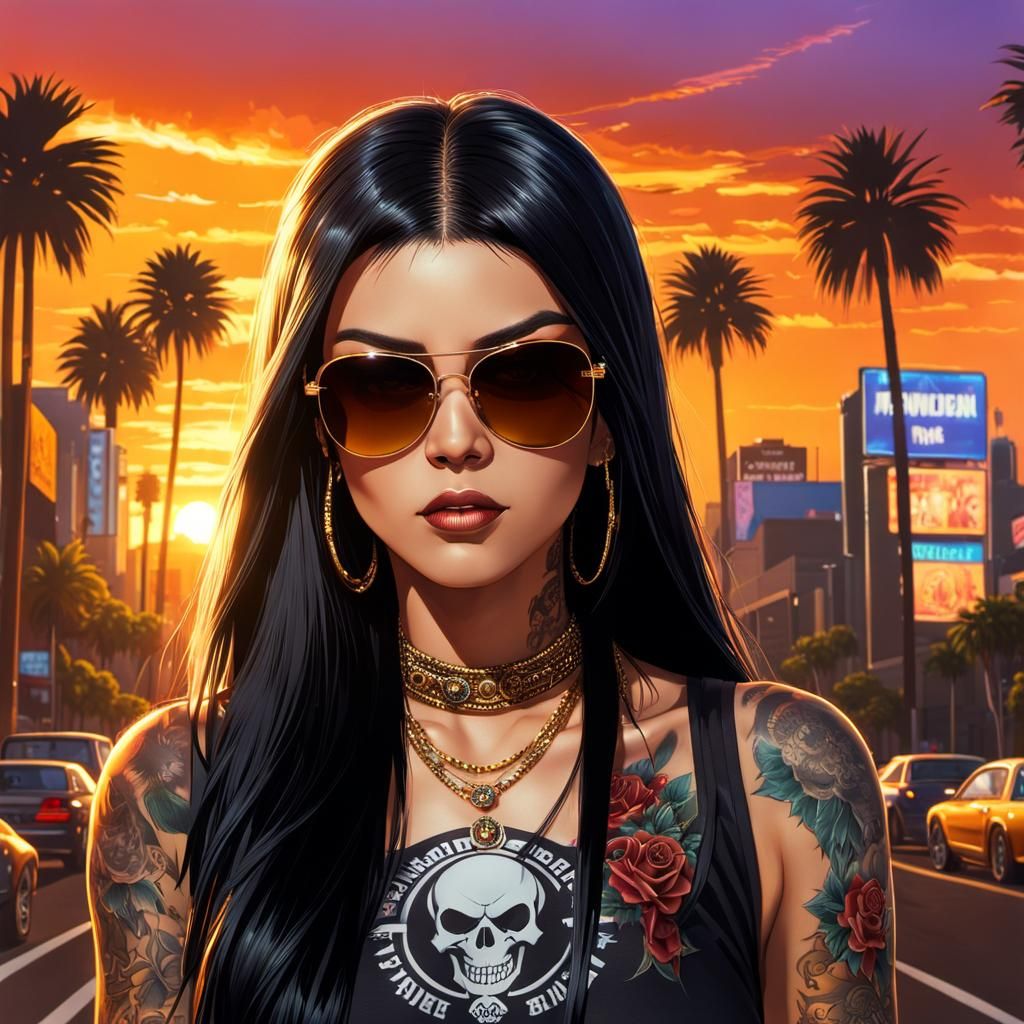 Los Angeles Hard Rocker Tattoos 💜✨🌹