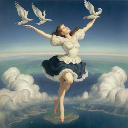 Avoir la tête dans les nuages
