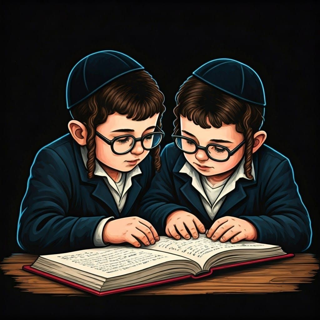 Haredi Children Study in Harmony