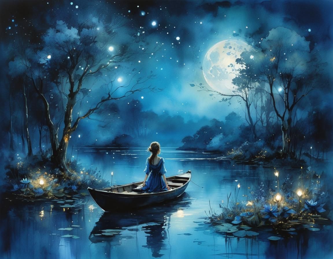 Moonlit Serenity  by @Jen