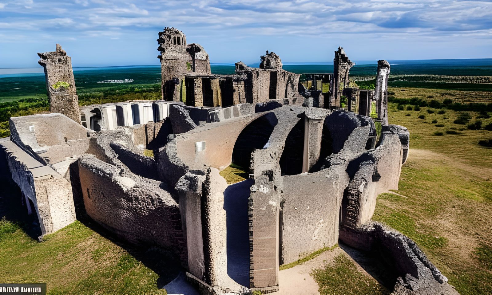 Ruins of the city-state of the king-wizard