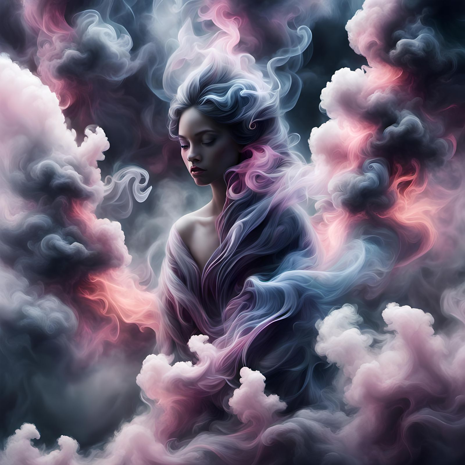 An Apparition In Smoke  by @Pax