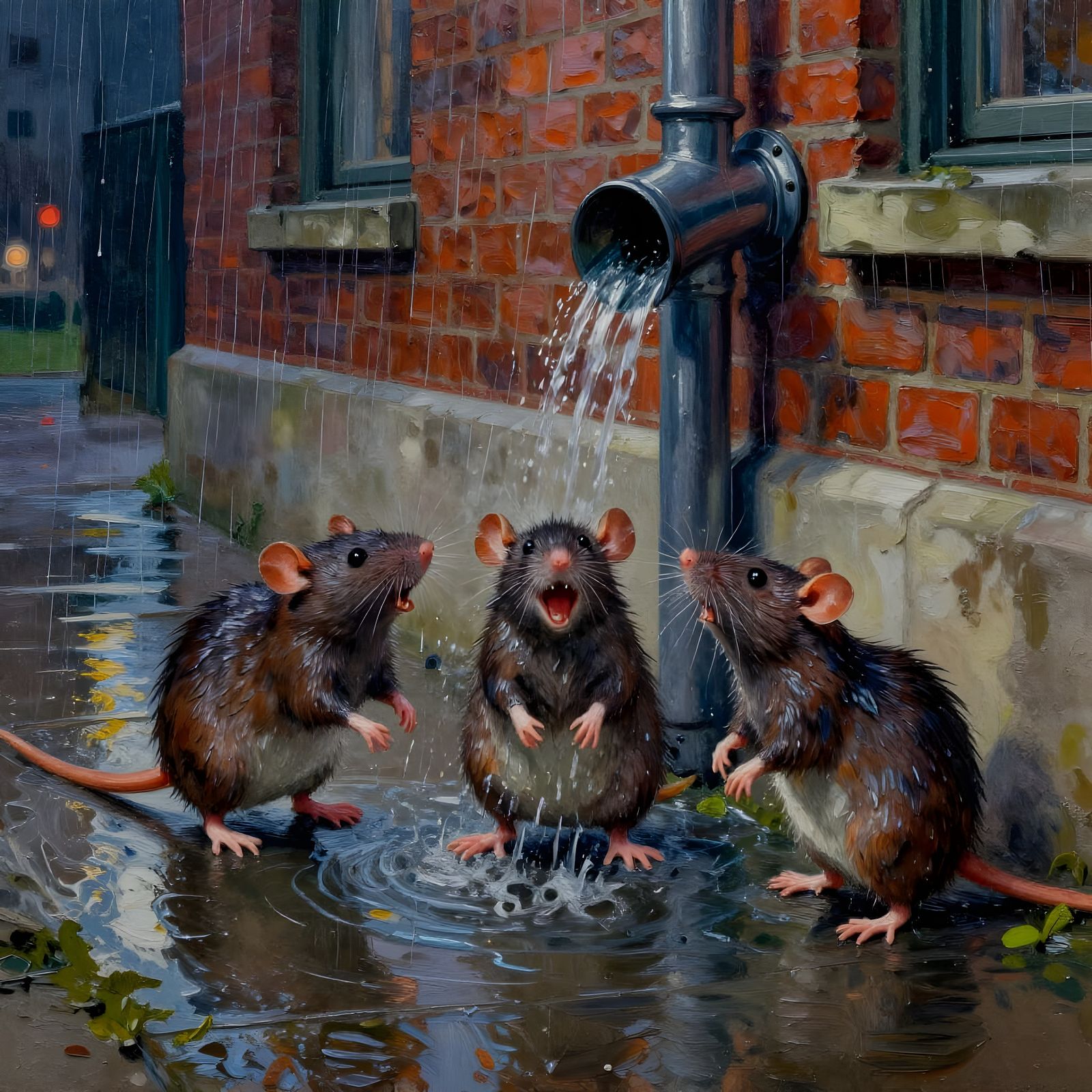 Best shower in town  by @Tiny Pearl Cat