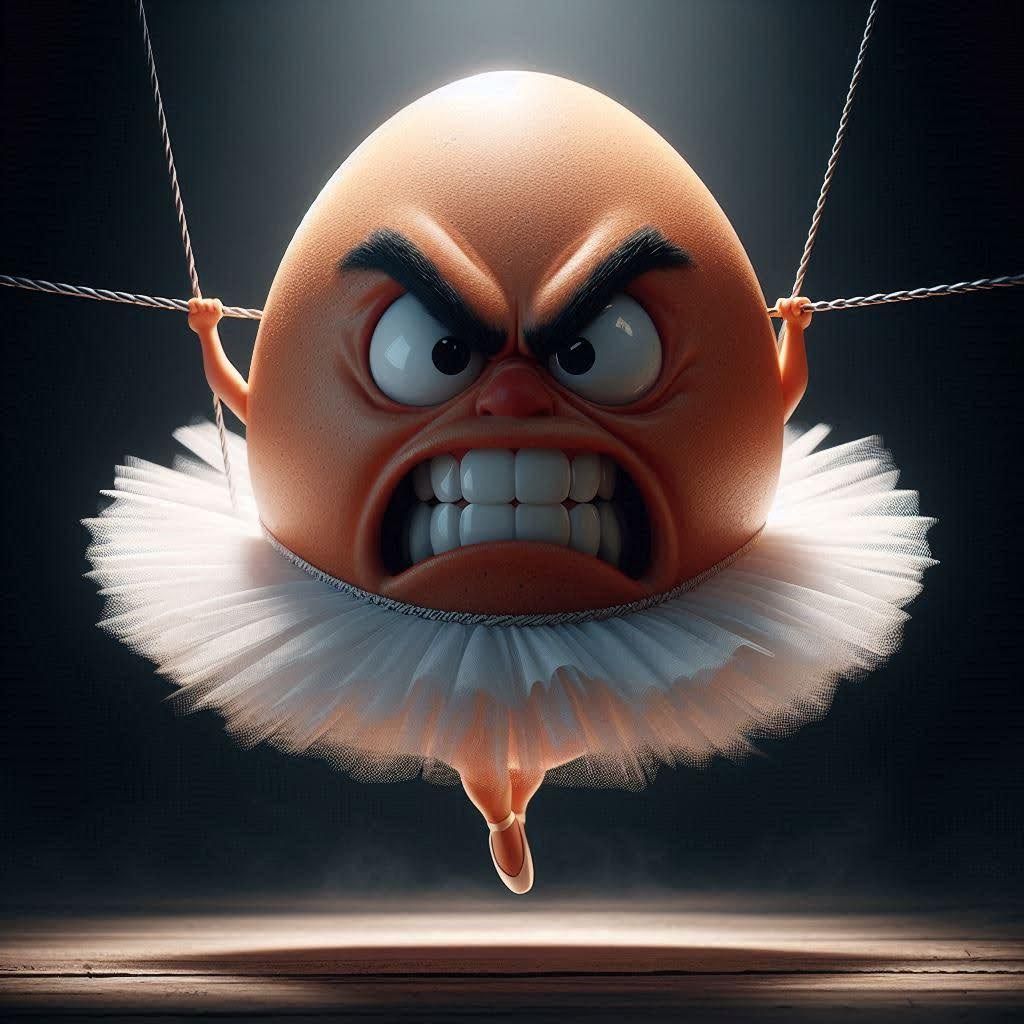Angry Egg at the Circus
