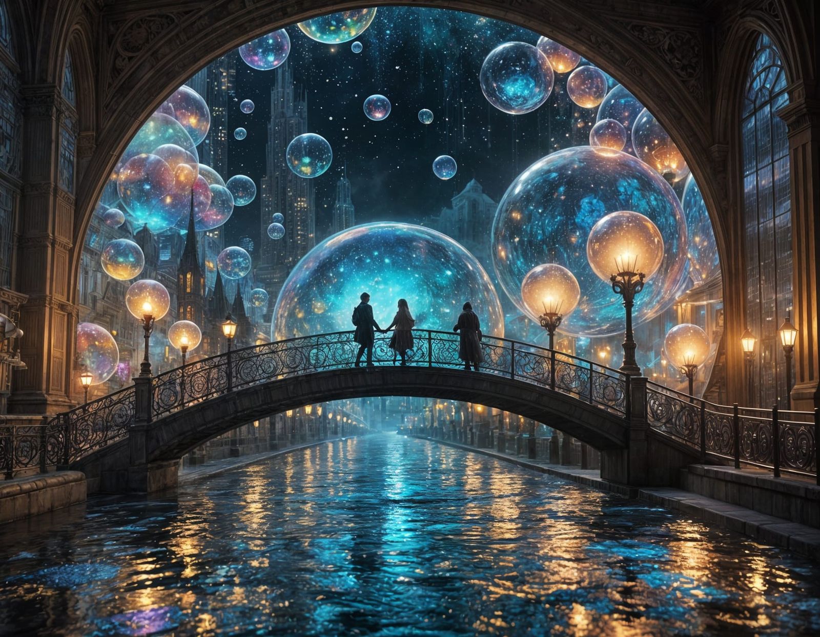 Bubbling and melancholic city !  by @Dreamer in Hell