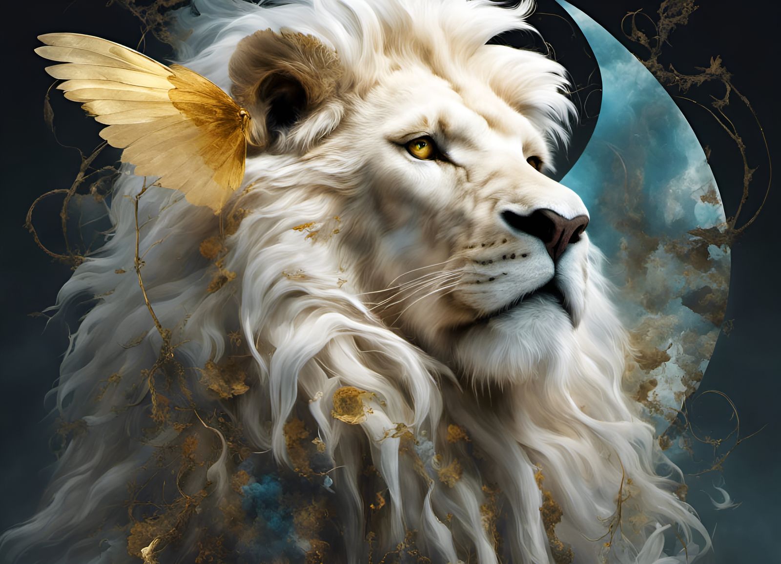 The Lion - AI Generated Artwork - NightCafe Creator