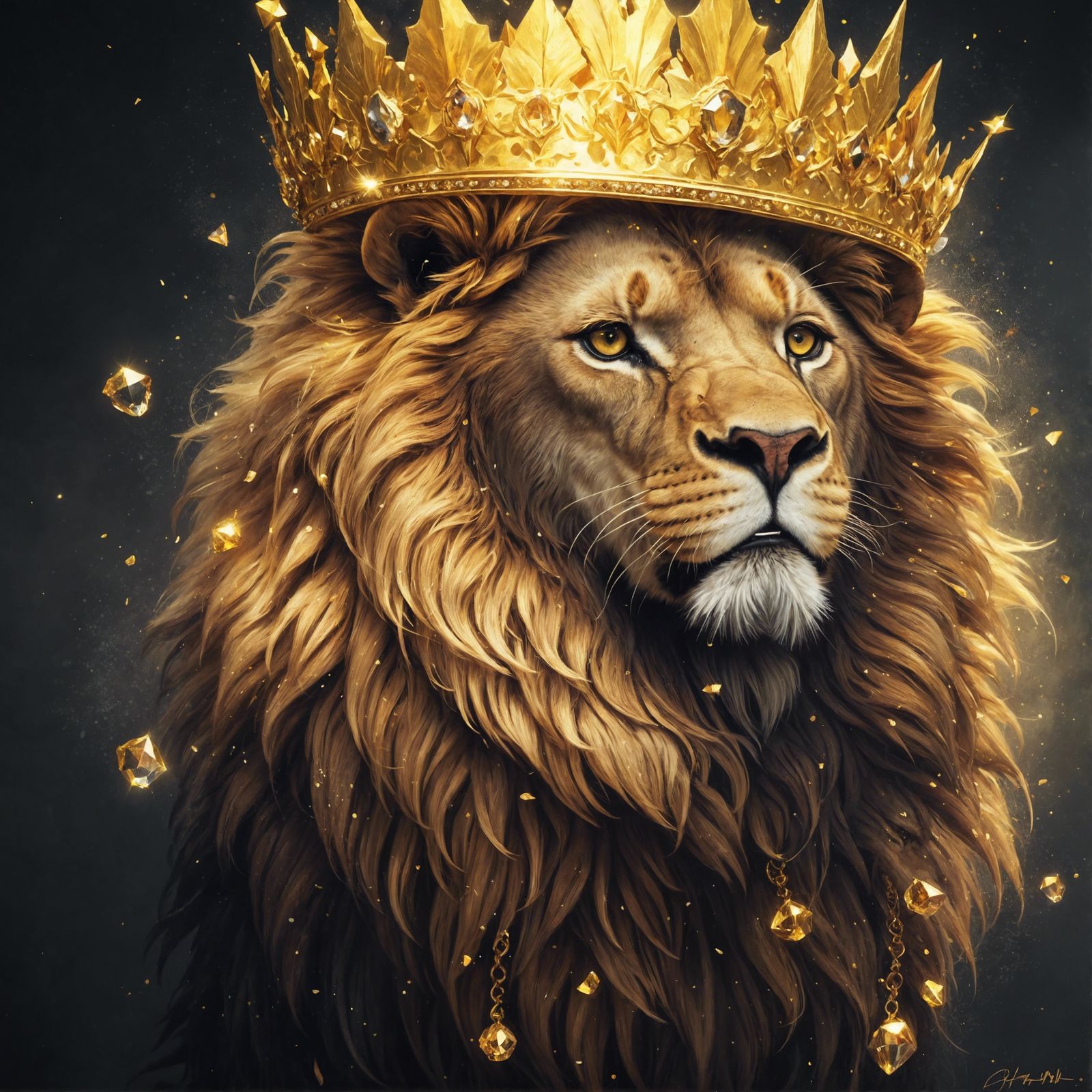 Lion King Creative Upscale - AI Generated Artwork - NightCafe Creator