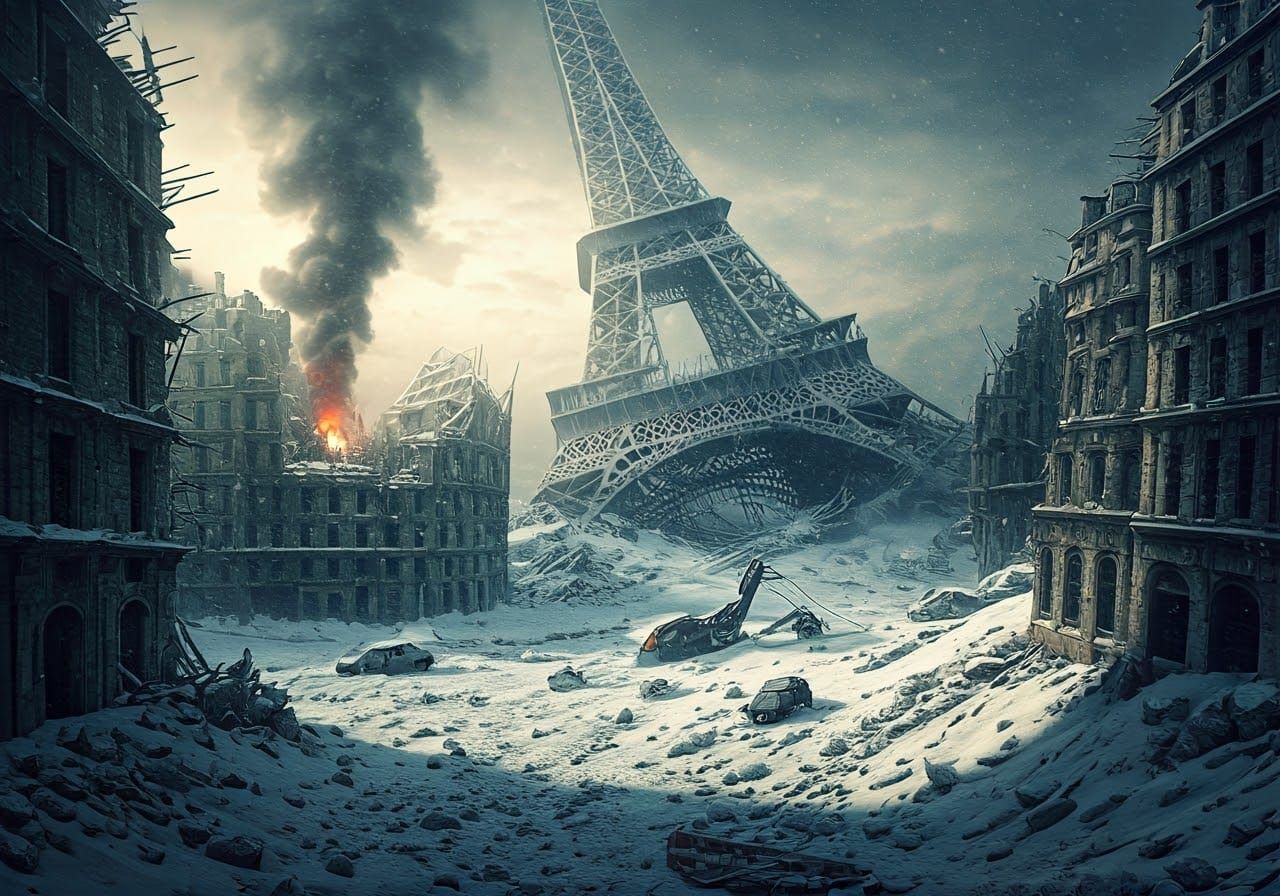 one eyed monster in destroyed Paris - Start Image 2