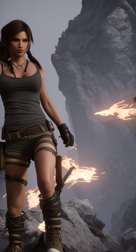 The Tomb Raider Ai Generated Artwork Nightcafe Creator