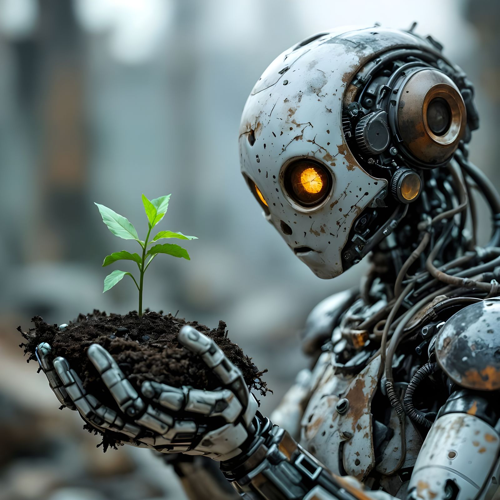 Robotic curiosity  by @BM