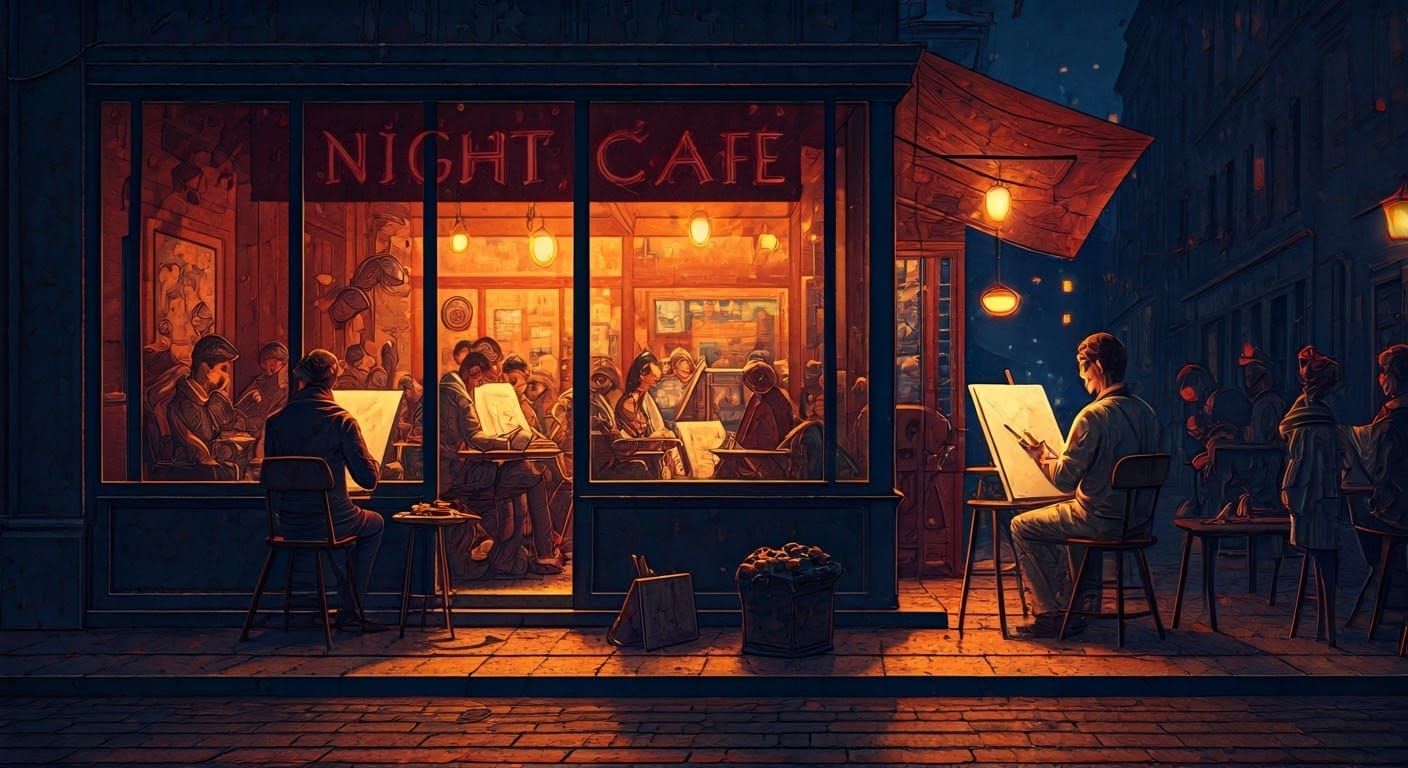 Creating at the NightCafe.  by @Darth Grouch