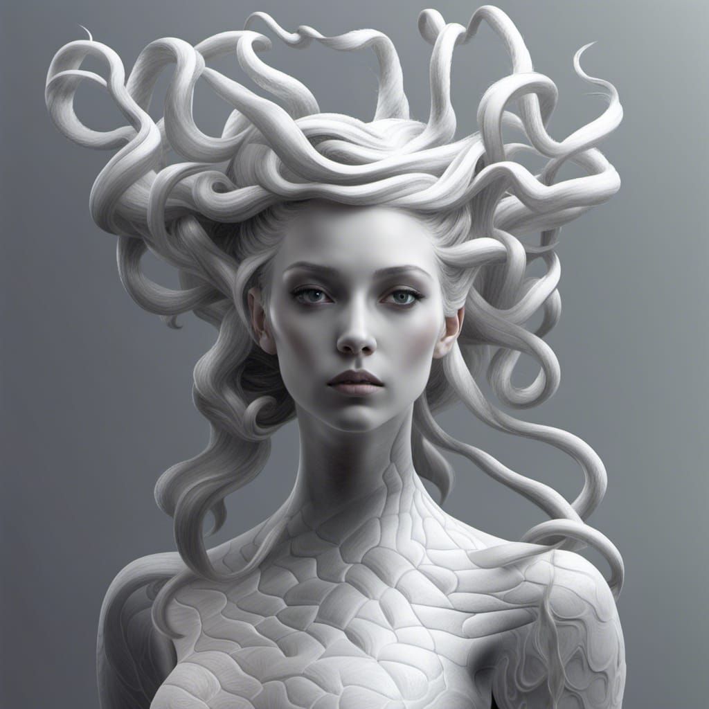 Beautiful Medusa - AI Generated Artwork - NightCafe Creator