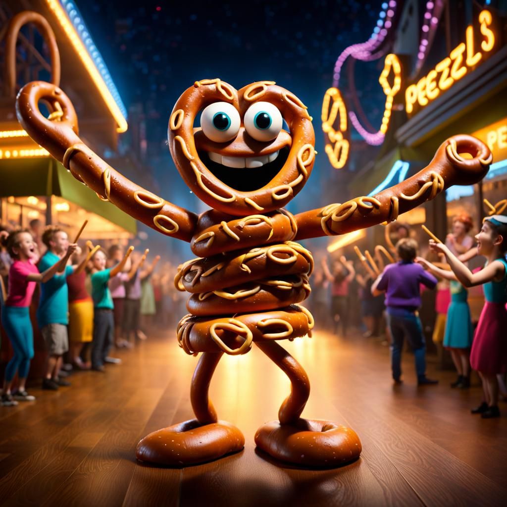 Pretzel Man at the Fair  by @Chelle