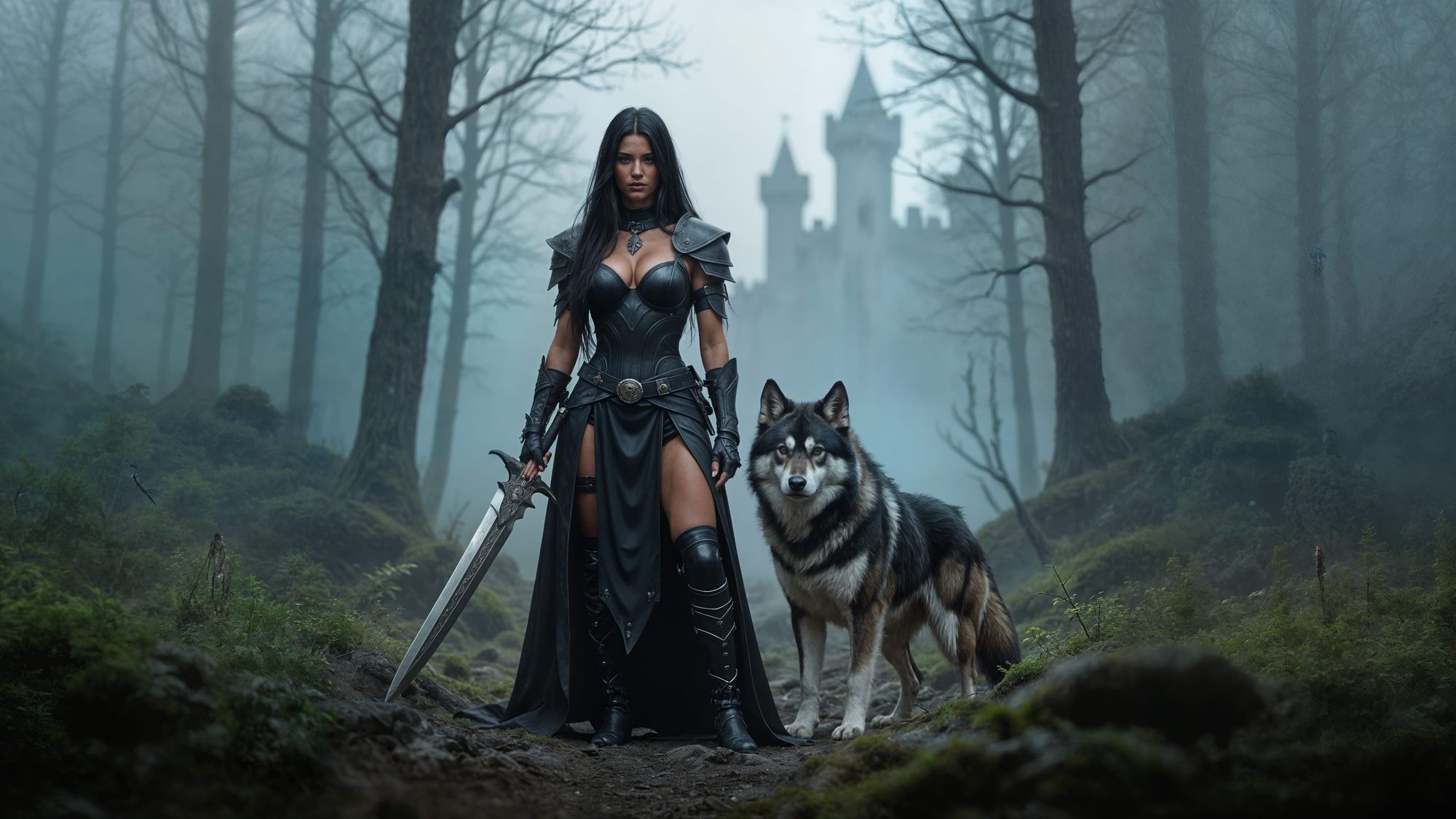 Io Feohtling, Wielder of The Gladius Exitium & Her Wylf Cwellan