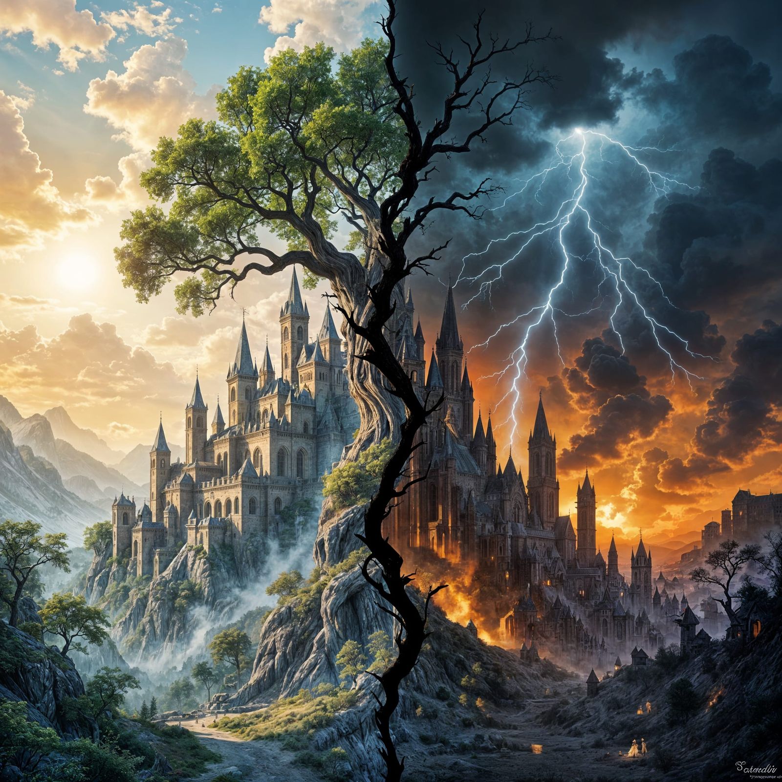 Life and Ruins  by @Daewen98