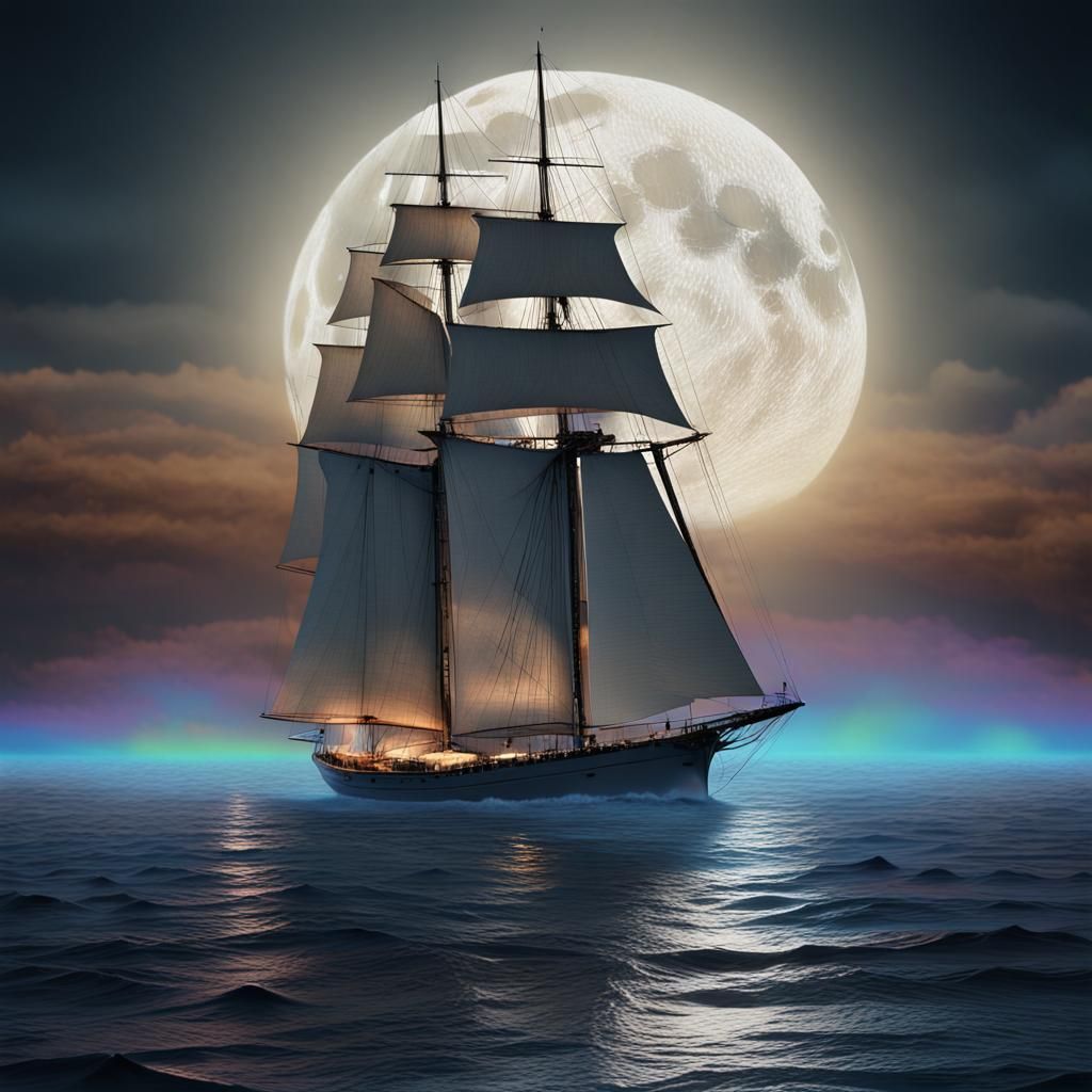 Moonlight Sailing