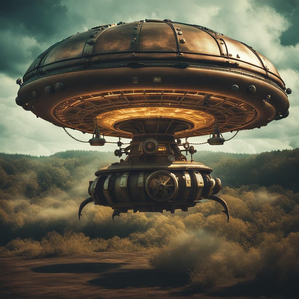 steampunk ufo
