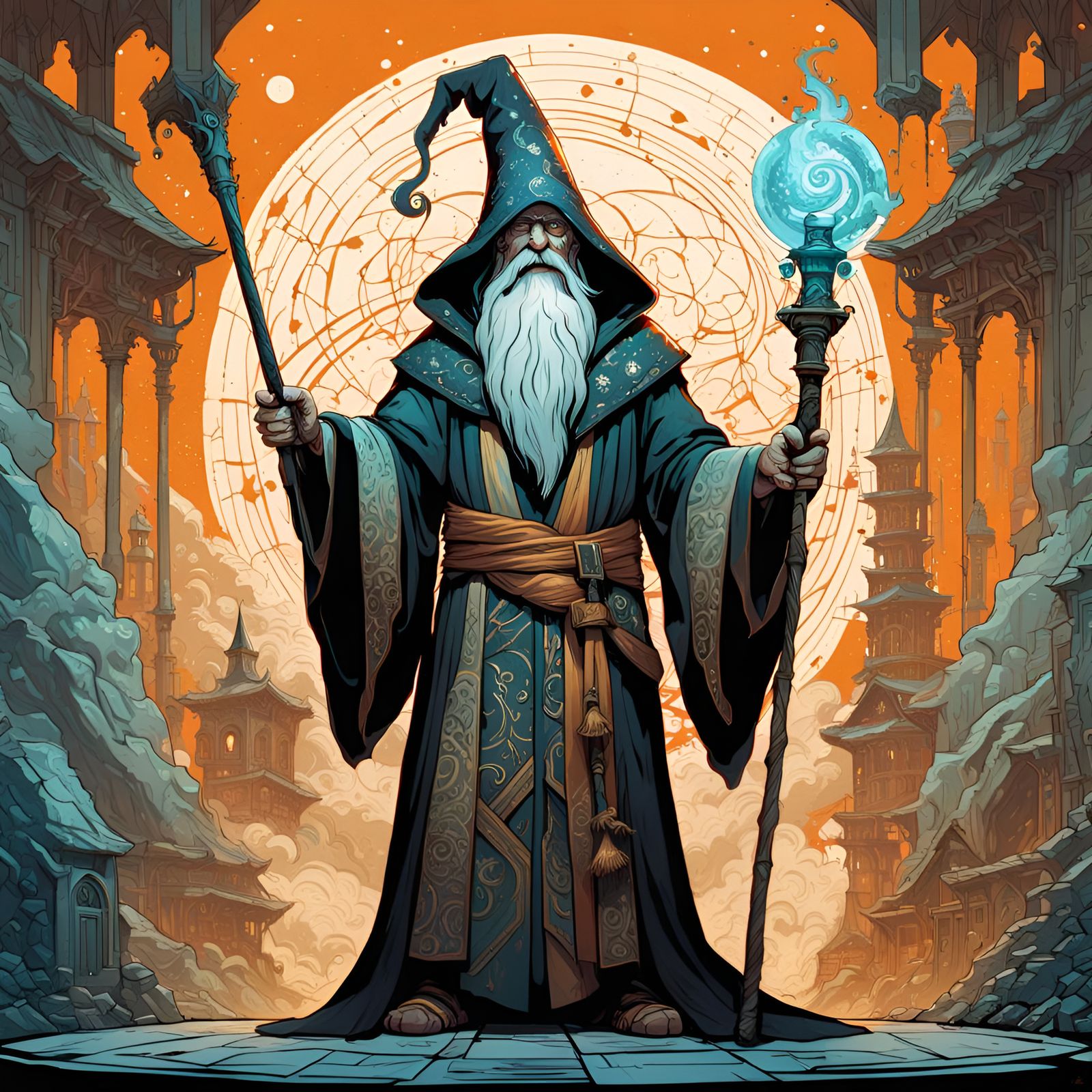 Wizard of the Silver Orb  by @Jazzygirl111