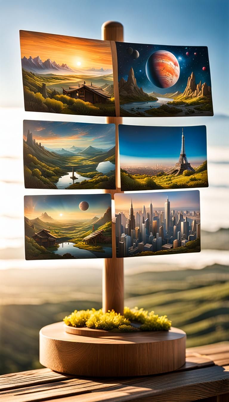 Journey to the Cosmos: A Postcard from the Edge of Imagination  by @Marcelo Casaca