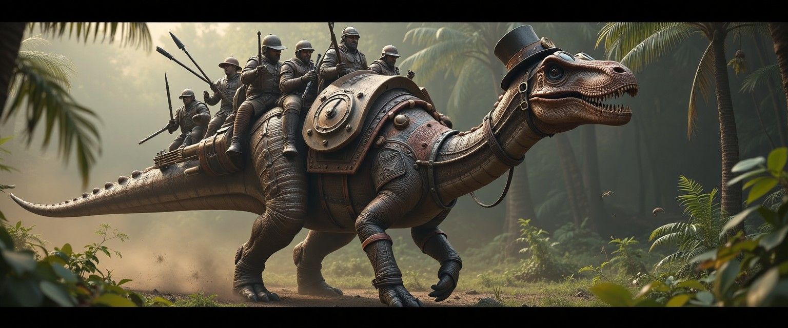 Steampunk War Bronto V