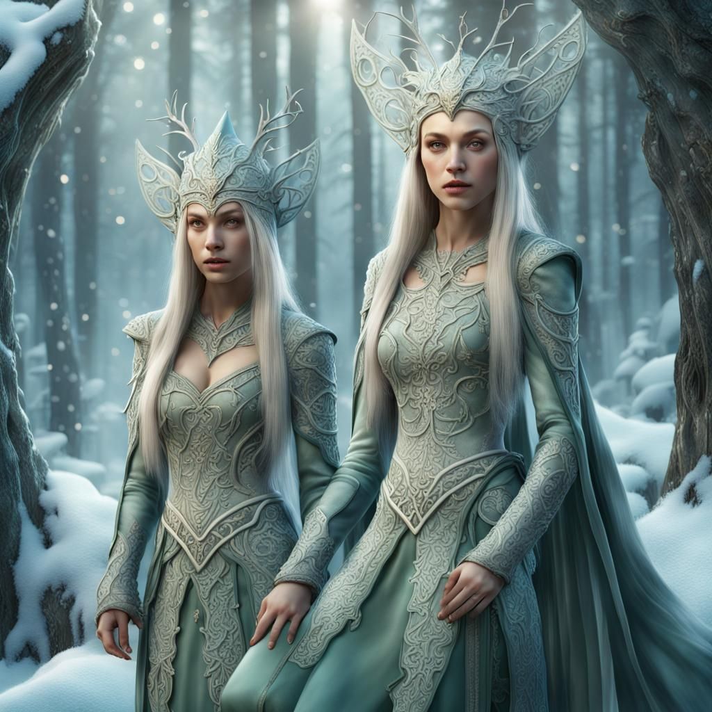 Elves... - AI Generated Artwork - NightCafe Creator