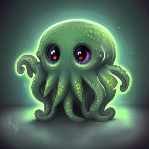 baby cthulhu - AI Generated Artwork - NightCafe Creator