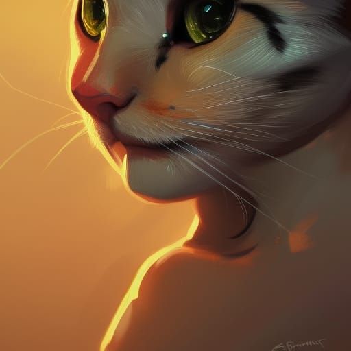 Cat person - AI Generated Artwork - NightCafe Creator