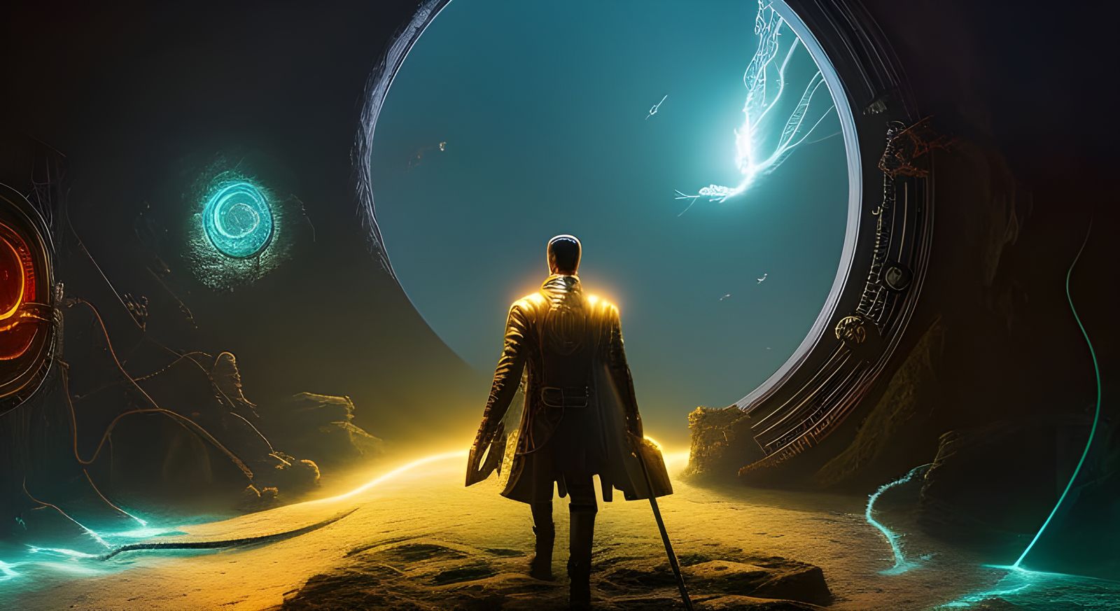 Standing At The Entrance Into A Time Portal (Continued)