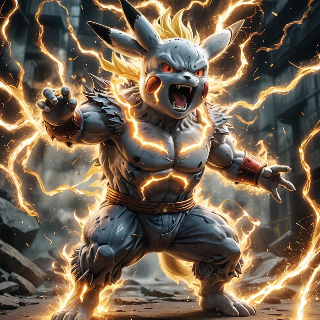 Pikachu Saiyan Ultra Instinct form - yor fool this is not ev...