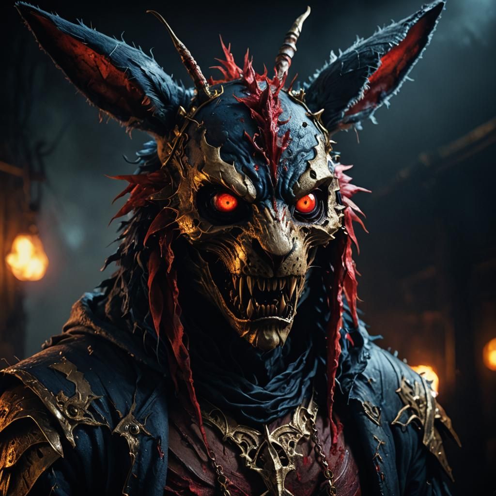 邪悪なウサギの戦士