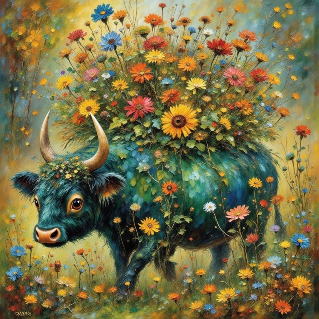 <lora:Super Cute Cow:1.0> <lora:ROUGH DIAMOND:1.0> 